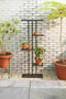 Mica Decorations Plantentafel Greenrax - 55x23x150 cm - Ijzer - Zwart