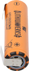 A123 APR18650M-A1 1100mAh 3.2V - 3.3V LiFePo4-batterij + soldeertag U