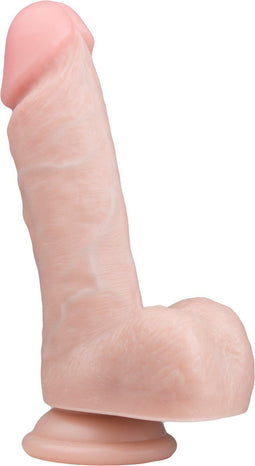 EasyToys - Realistische Dildo met Balzak - Dildo met Zuignap - 17,5 cm - Dildo's - Sex Toys voor Vrouwen en Mannen - Dildo Mannen Anaal - Beige