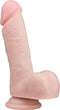 EasyToys - Realistische Dildo met Balzak - Dildo met Zuignap - 17,5 cm - Dildo's - Sex Toys voor Vrouwen en Mannen - Dildo Mannen Anaal - Beige