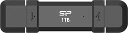 Silicon Power DS72 - USB flash drive - 1 TB USB Type-A / USB Type-C 3.2 Gen 2 - Zwart