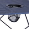 NOMAD® Amosen Campingtafel Premium | Donkerblauw | Inklapbaar & Lichtgewicht & Sterk | Bekerhouders | Camping Tafel Opvouwbaar