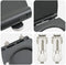 vidaXL - Snelle - Afneembare - Toiletbril - met - Softclose - Duroplast - Antra