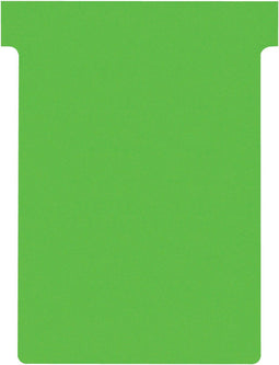 T-kaart nobo nr.3 80mm groen 100 stuks