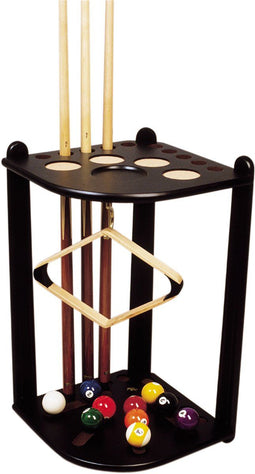 Buffalo DL Corner Stand - Hoekmodel voor 10 keuen - Houten frame zwart