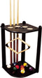 Buffalo DL Corner Stand - Hoekmodel voor 10 keuen - Houten frame zwart