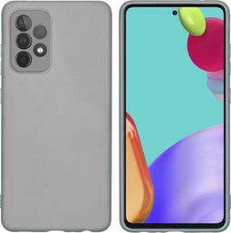 iMoshion Hoesje Geschikt voor Samsung Galaxy A52 (4G) / A52s / A52 (5G) Hoesje Siliconen - iMoshion Color Backcover - Grijs