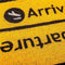 Fisura Deurmat Arrivals / Departures kokosvezel - H 40 x B 70 cm
