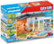 PLAYMOBIL 71328 - City Life Uitbreiding Sportschool - Gymzaal met Basketbalring en Accessoires