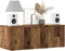 vidaXL - Tv-meubel - 80x34x30 - cm - bewerkt - hout - oud - houtkleurig