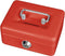 Geldkist MAUL GK 1, met muntgleuf (125 x 95 x 60 mm), rood