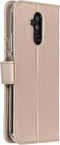 Accezz Hoesje Geschikt voor Huawei Mate 20 Lite Hoesje Met Pasjeshouder - Accezz Wallet Softcase Bookcase - goud