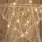 Anna's Collection - Batterijverlichting metalen ster 30 cm warm wit