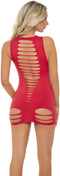 Jurk Pink Lipstick Rood (Één maat)