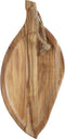 Mica Decorations Bladeren Plateau - 49x23x2 cm - Hout - Bruin