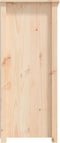 vidaXL - Dressoir - 83x41,5x100 - cm - massief - grenenhout