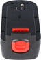 A18 Black & Decker AccuCell replica-batterij 18,0 volt, 2000 mAh