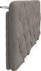 vidaXL - Hoofdbordkussen - 120 - cm - stof - taupe