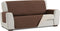 Belmarti® Bankbeschermer Duo 130cm Bruin - Dubbelzijdig, beschermt tegen vlekken, haren en krassen – Ideaal voor gezinnen met kinderen en huisdieren - Premium Belmarti® Kwaliteit