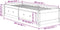 vidaXL - Slaapbank - zonder - matras - 90x200 - cm - massief - grenenhout - wasbruin