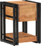 vidaXL - Nachtkastje - 30x30x40 - cm - Massief - Acaciahout