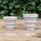 Hunu Herbruikbare Opvouwbare Koffiekop - Siliconen Beker - 355ml
