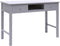 vidaXL - Schrijftafel - 110x45x76 - cm - hout - grijs