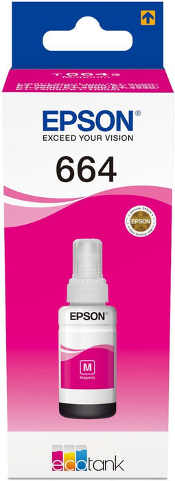 Epson T6643 - EcoTank inktfles - 11.000 pagina's - Magenta