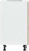 vidaXL - Onderkast - 40x46x81,5 - cm - bewerkt - hout - artisanaal - eikenkleur