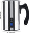 Roestvrij stalen multifunctionele electrische melkopschuimer - Opschuimen en verwarmen - Draaibare basis - Zilver kleurig - Mooi koffieschuim voor cappuccino, latte, macchiato enz.
