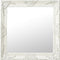 vidaXL - Wandspiegel - barok - stijl - 60x60 - cm - wit