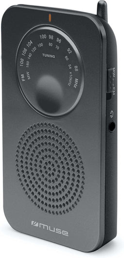 Muse M-01RS - Portable Radio DAB+ - Hoofdtelefoonaansluiting - Zwart
