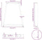 vidaXL - Salontafelpoten - 2 - st - V-vormig - 50x(72-73) - cm - staal - zwart
