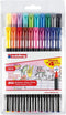 edding 1200 - Viltstiften - Set van 20 kleuren in etui - 1 mm ronde punt - back to school