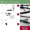 Paulmann MicroPen II - Plug & Shine LED-grondinbouwlamp - 5x0,2W IP67 3000K Zilver (5 stuks)