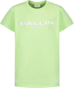 Ballin Amsterdam - Original T-shirt Slim Fit - Organisch katoen - Groen - Maat 176