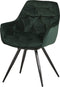 Eetkamerstoel Vince Groen Velvet | Le Chair