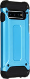 iMoshion Hoesje Geschikt voor Samsung Galaxy S10 Hoesje - iMoshion Rugged Xtreme Backcover - Lichtblauw
