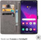 imoshion Hoesje Geschikt voor Samsung Galaxy S24 Ultra Hoesje Met Pasjeshouder - imoshion Mandala Bookcase - Grijs
