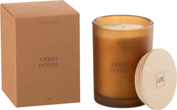 J-Line geurkaars Accords Essentiels - Ambre Intime - oker - 38U