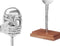 Decoratieve figuren Gezicht Zilverkleurig Hout Metaal 17 x 33,5 x 10 cm