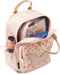 Caramel et Cie rugzak medium Papillon Liberty Rose