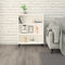 vidaXL - Dressoir - 69,5x32,5x90 - cm - bewerkt - hout - wit