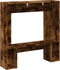 vidaXL - Haardombouw - 81x18x82 - cm - bewerkt - hout - gerookt - eikenkleurig