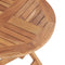 vidaXL - Tuintafel - inklapbaar - 45 - cm - massief - teakhout
