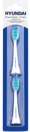 Hyundai - Elektrische Tandenborstel - Opzetborstel - Wit - 2 stuks