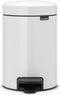 Brabantia NewIcon - Prullenbak - 3 liter - Wit