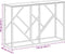 vidaXL - Wandtafel - roestvrijstaal - en - gehard - glas - goudkleurig
