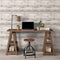 Homestyle Behang Wood gebroken wit en grijs