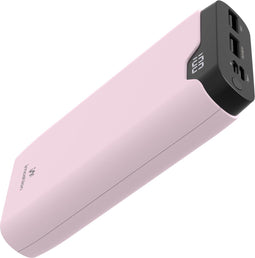 imoshion Powerbank 20000 mAh - Snellader 22.5W - USB-C & USB A - Lichtroze